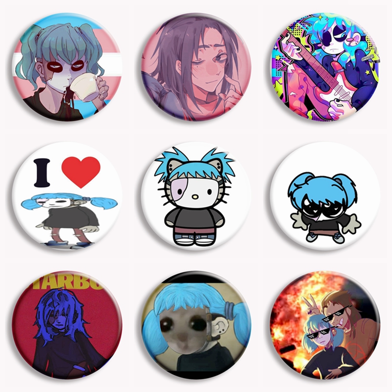 Gaming Console Buttons - Korku macera oyunu Sally yüz Anime