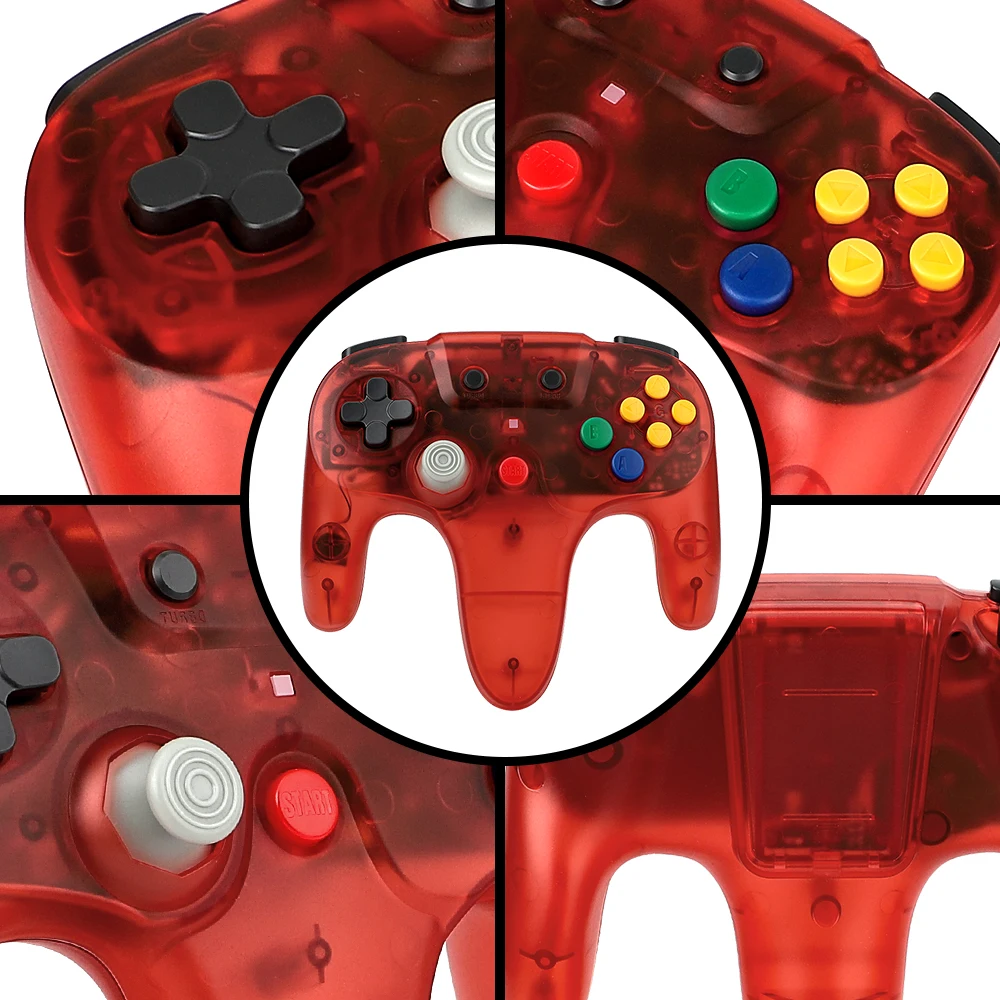 Şeffaf Kırmızı Yeşil Mavi Mor  - Gaming Console Buttons incelemesi ve fiyatı